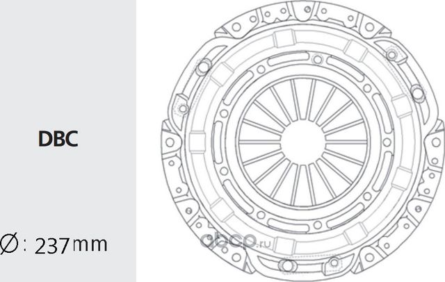 Корзина сцепления (Valeo). Артикул TYC20