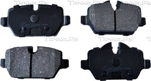 Тормозные колодки ASAM задние для MINI Countryman I (R60) 2010-2016. Артикул 55416