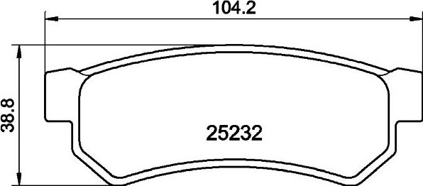 Тормозные колодки Mintex. Артикул MDB3194