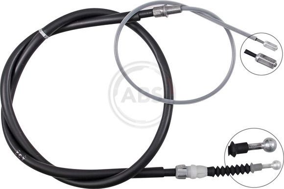 Трос ручника (тросик ручного тормоза) ABS. Артикул K10120