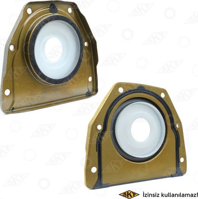 Сальник коленвала SKT (PTFE (политетрафлуороетилен)/ACM (полиакрил-каучук)) внутренний для Ford Mondeo V 2014-2026. Артикул 047851-FP