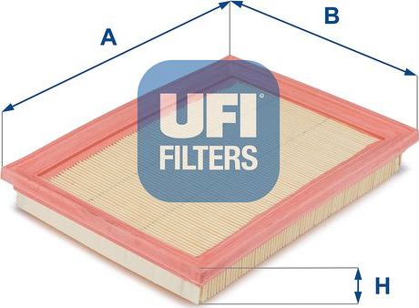 Воздушный фильтр UFI. Артикул 30.168.00