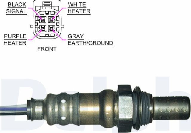 Лямбда-зонд (кислородный датчик) Delphi. Артикул ES20172-12B1
