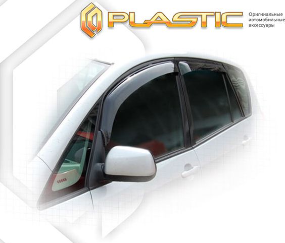 Дефлекторы СА Пластик для окон (Classic полупрозрачный) Toyota Corolla Verso  2001-2004. Артикул 2010030304380