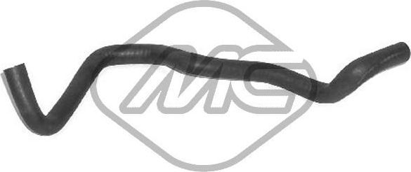 Патрубок радиатора (системы охлаждения) Metalcaucho. Артикул 08658