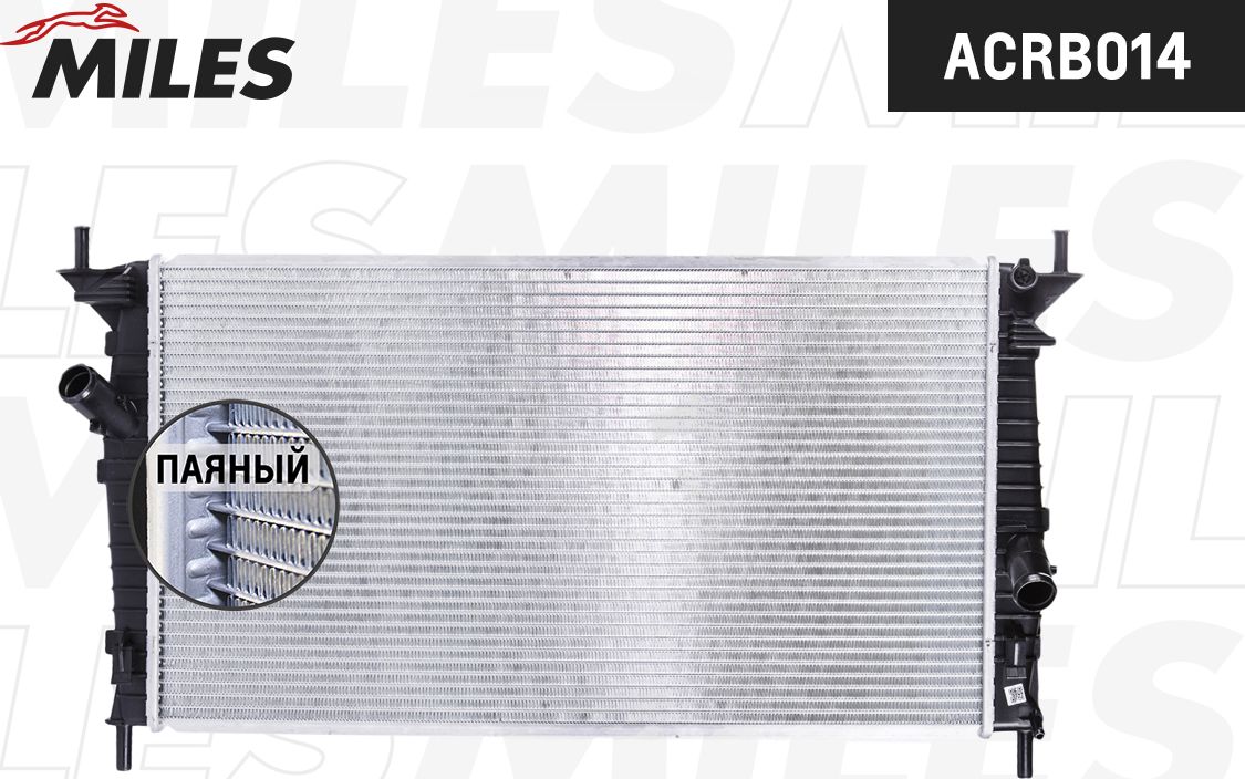 Радиатор охлаждения двигателя Miles (алюминий). Артикул ACRB014