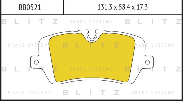 Колодки тормозные LAND ROVER RANGE ROVER/RANGE ROVER SPORT 13- задн. (Blitz). Артикул BB0521
