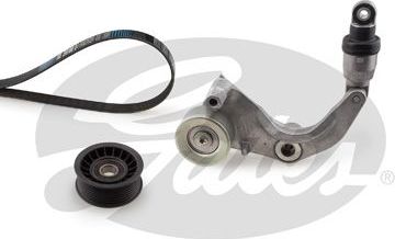 Приводной ремень поликлиновой с роликами (комплект) Gates Micro-V® для Honda Accord VIII 2008-2015. Артикул K017PK2080