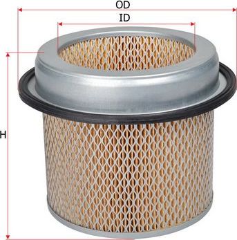 Воздушный фильтр Sakura. Артикул A-1022