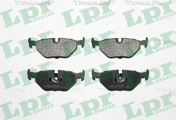 Тормозные колодки LPR задние для BMW Z3 I 1997-2002. Артикул 05P297