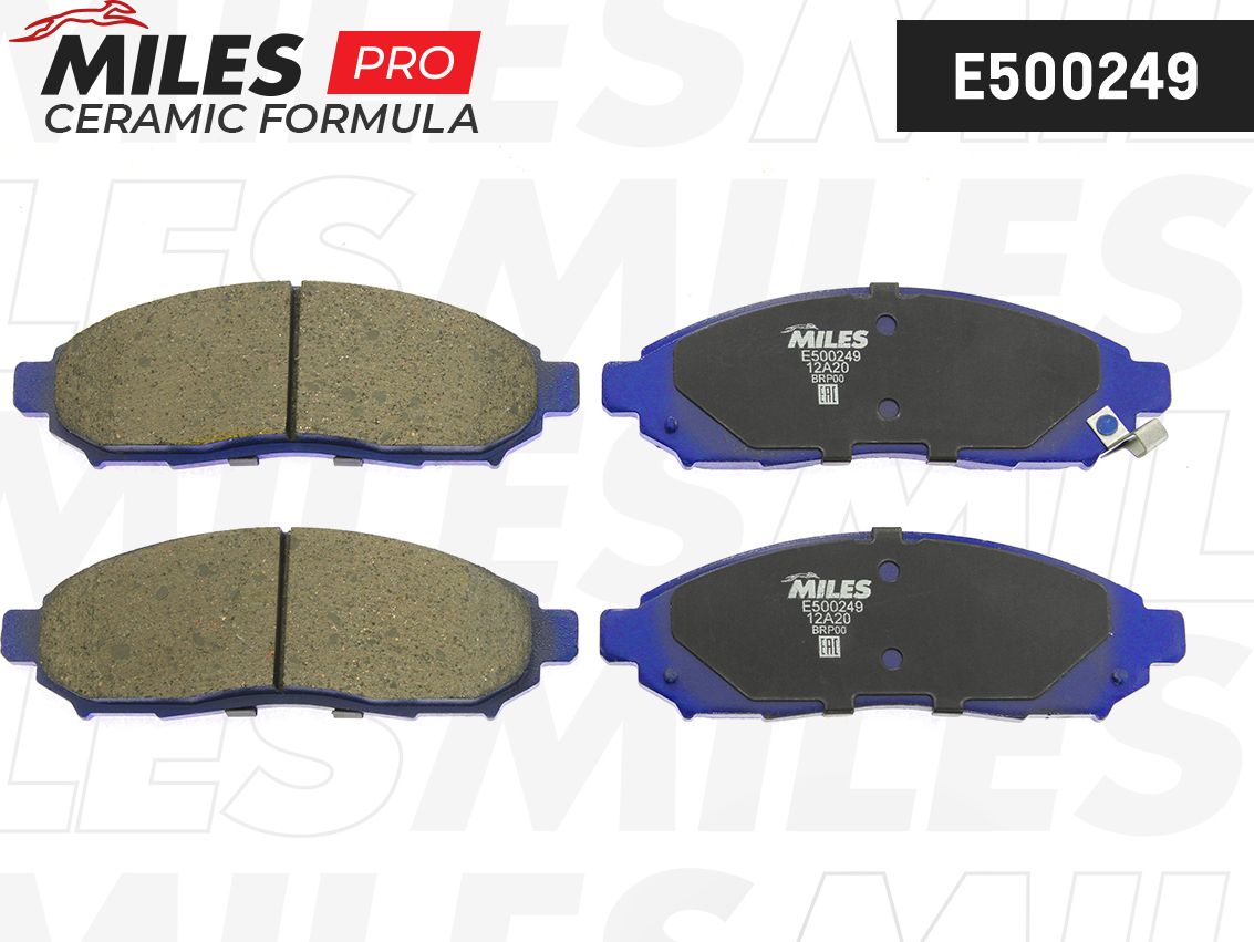 Тормозные колодки Miles (Керамика). Артикул E500249