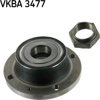 Ступичный подшипник (комплект) SKF задний для Peugeot Partner Origin 2008-2015. Артикул VKBA 3477