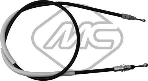 Трос ручника (тросик ручного тормоза) Metalcaucho правый для Renault Trafic II 2001-2014. Артикул 80146