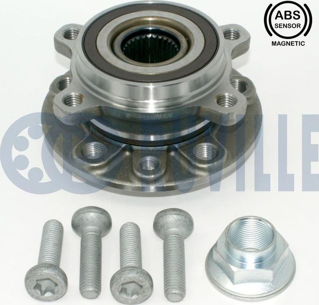 Ступица колеса с интегрированным подшипником Ruville задняя для Alfa Romeo Giulia II (952) 2015-2026. Артикул 221932