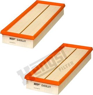 Воздушный фильтр Hengst для Mercedes-Benz GLK-Класс I (X204) 2008-2015. Артикул E455L01-2