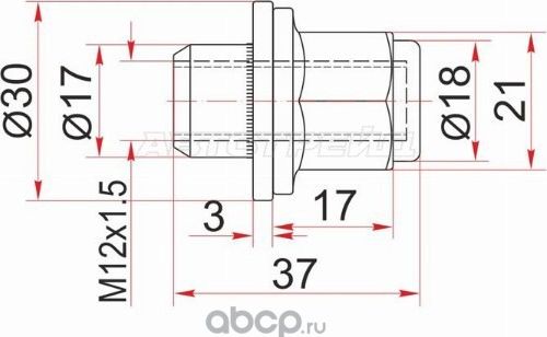 гайка на колесо (SAT). Артикул ST9094201033