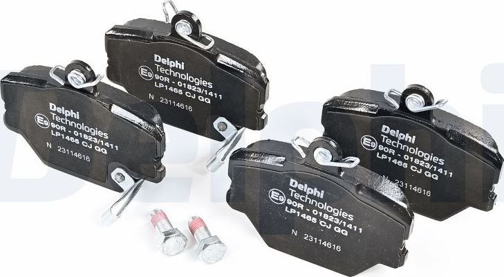 Тормозные колодки Delphi (Low-Metallic). Артикул LP1465