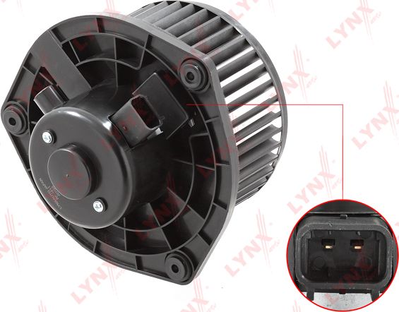 Вентилятор, мотор печки (отопителя) салона LYNXauto. Артикул RF-1611