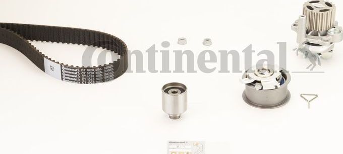 Помпа (водяной насос) с комплектом ремня ГРМ ContiTech для SEAT Altea I 2005-2010. Артикул CT1028WP4