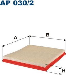 Воздушный фильтр Filtron. Артикул AP 030/2