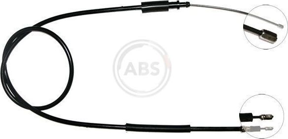 Трос ручника (тросик ручного тормоза) ABS. Артикул K10307