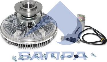 Муфта (вискомуфта) вентилятора Sampa для MAN NG 1998-2026. Артикул 021.337
