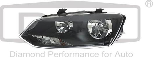 Фара передняя основная DPA левая для Volkswagen Polo V 2009-2026. Артикул 89411698402