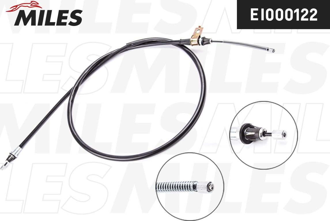 Трос ручника (тросик ручного тормоза) Miles. Артикул EI000122