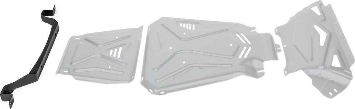 Защита алюминиевая Rival для картера, КПП и РК ВАЗ 2121 (4x4) 1977-2021. Артикул K333.6040.2