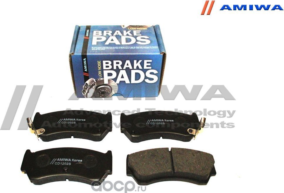 Колодки тормозные передние (Amiwa). Артикул CD1202S