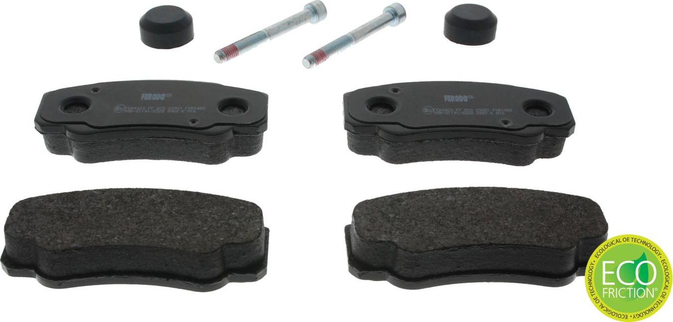 Тормозные колодки Ferodo Premier Eco Friction. Артикул FVR1480