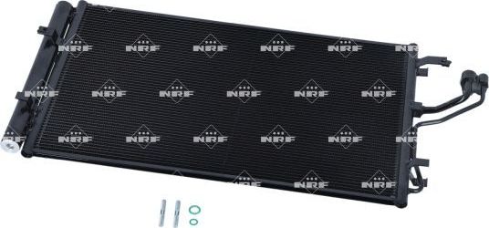 Радиатор кондиционера (конденсатор) NRF EASY FIT. Артикул 350595