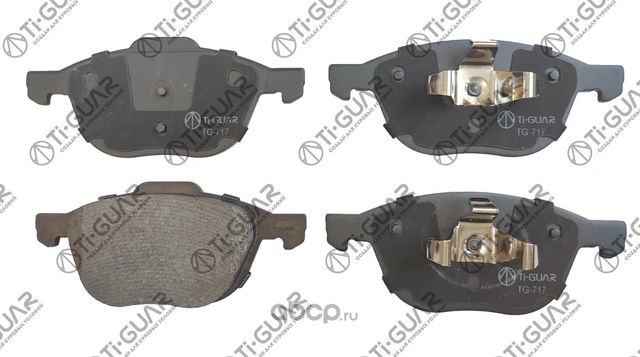 Тормозные колодки (TI-Guar). Артикул TG717