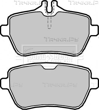 Тормозные колодки Borg & Beck. Артикул BBP2366