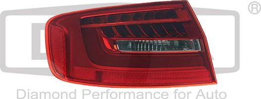 Фонарь задний DPA левый внешний для Audi A4 IV (B8) 2013-2015. Артикул 99451822702