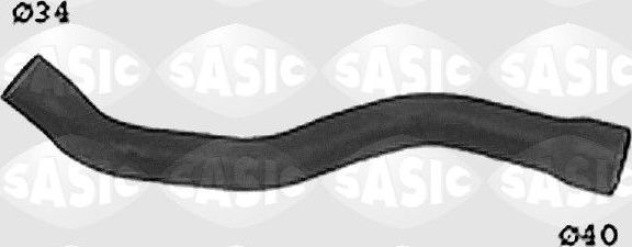 Патрубок радиатора (системы охлаждения) Sasic. Артикул SWH6716