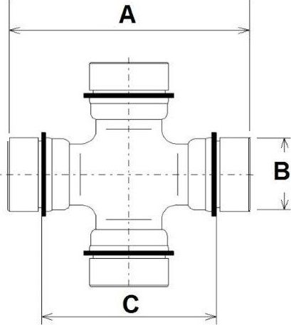 Шрус внутренний (граната) RED Line передний для Jeep Wrangler I (YJ) 1986-1996. Артикул 11JE002