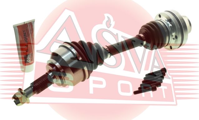 Полуось (привод в сборе, приводной вал) Asva. Артикул ADDU-7PC