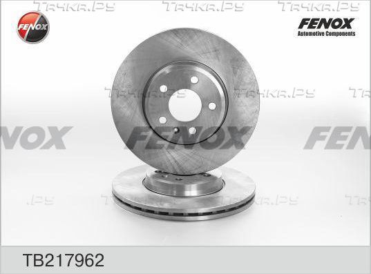 Тормозной диск Fenox передний для Audi A4 V (B9) 2015-2026. Артикул TB217962