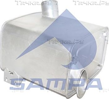 Глушитель (задняя часть) Sampa для Mercedes-Benz Actros MP1 1996-2003. Артикул 010.451
