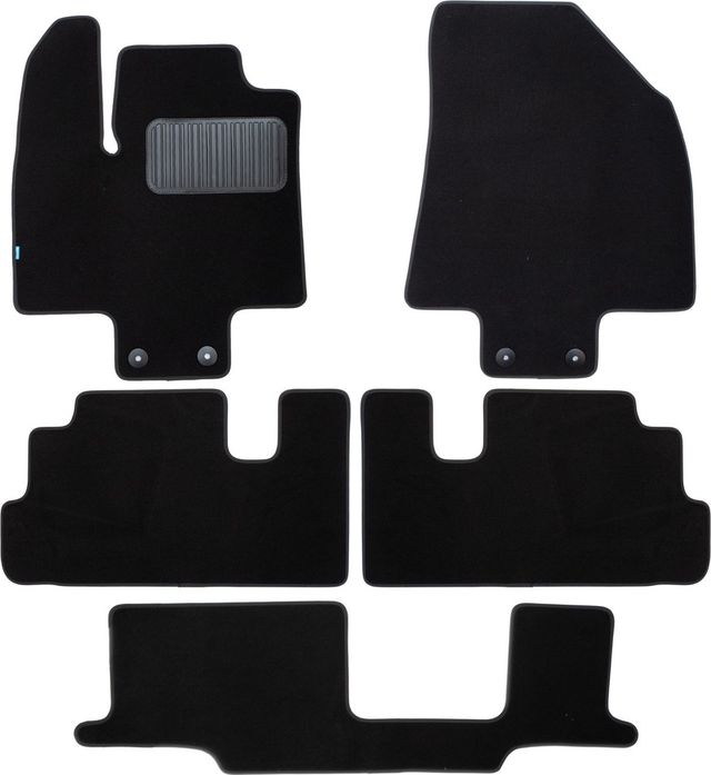 Коврики текстильные Klever Premium для салона Nissan Pathfinder V внед., 8 мест 2021-2026 . Артикул KLEVER0503606622110kh