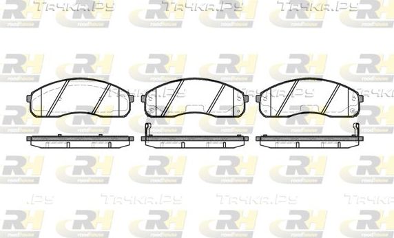 Тормозные колодки RoadHouse передние для Kia Bongo IV 2012-2026. Артикул 2821.02