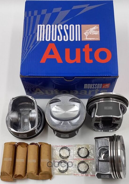 Поршень кольца ремонтные + 0,5 мм EA111 1.4T CAVD на 1 цилиндр (Mousson). Артикул SPR14EA111M3050
