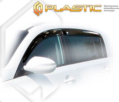 Дефлекторы СА Пластик для окон (Classic полупрозрачный) Kia Sportage 2011. Артикул 2010030305479
