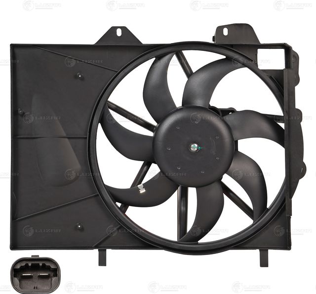 Вентилятор радиатора двигателя Luzar для Citroen C3 Picasso I 2009-2017. Артикул LFK 2007