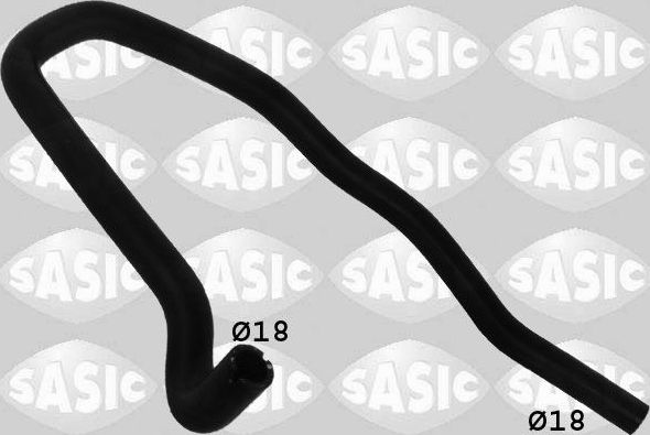 Патрубок радиатора (системы охлаждения) Sasic для Fiat Punto III Punto Evo 2009-2012. Артикул 3406068