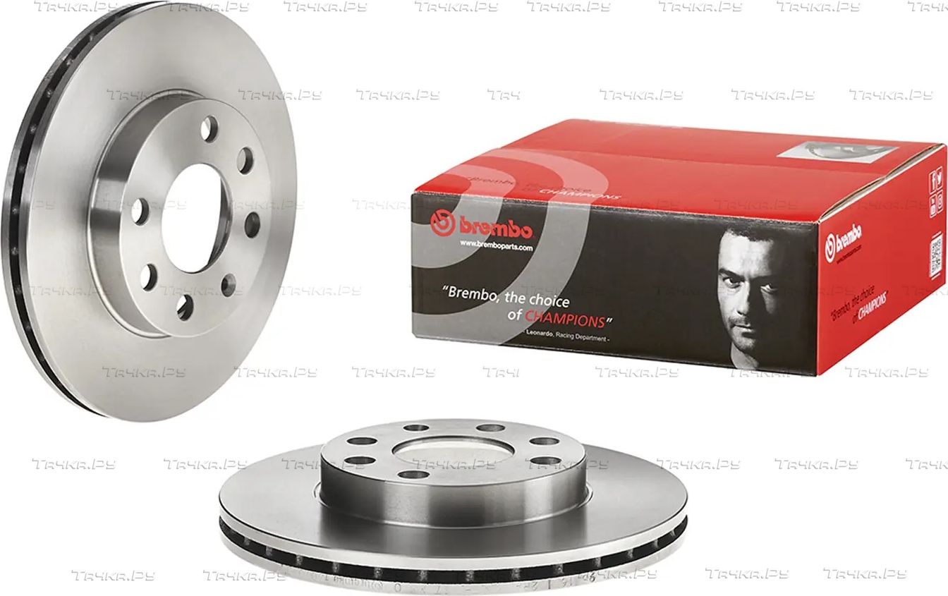 Тормозной диск Brembo PRIME LINE передний для Chevrolet Lanos I 2005-2018. Артикул 09.3090.14