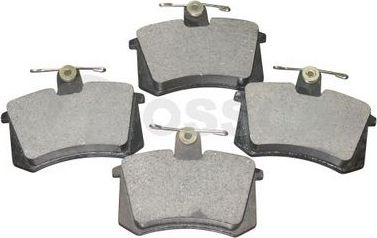 Тормозные колодки OSSCA задние для Chery CrossEastar (B14) 2007-2010. Артикул 00217