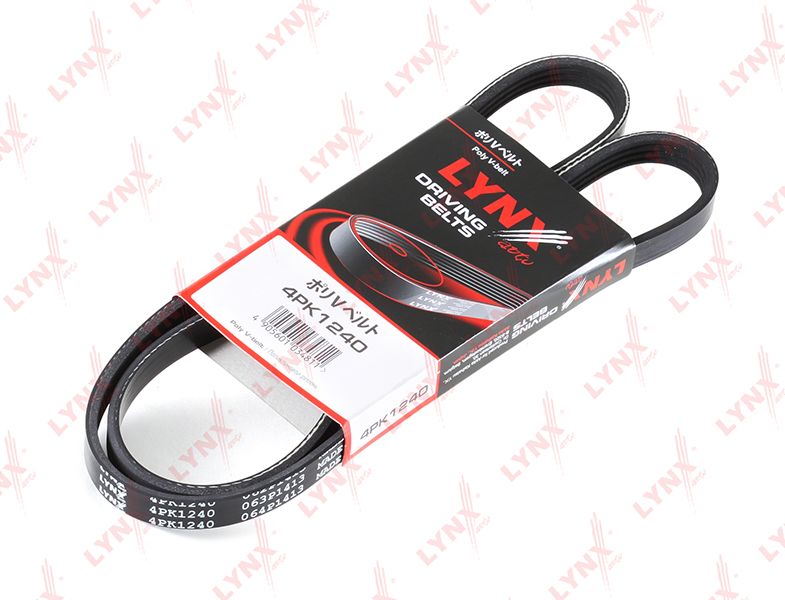 Приводной ремень поликлиновой LYNXauto. Артикул 4PK1240