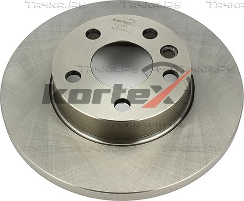 Диск тормозной VW T4 96- (d=282mm) пер. (Kortex). Артикул KD0116